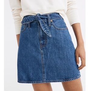 Madewell Rigid Denim Straight Mini Skirt